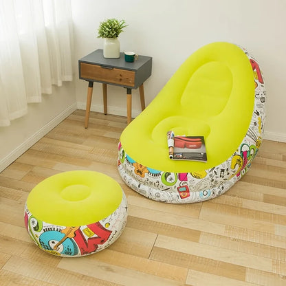 🛋️ Fotelja na naduvavanje sa tabureom