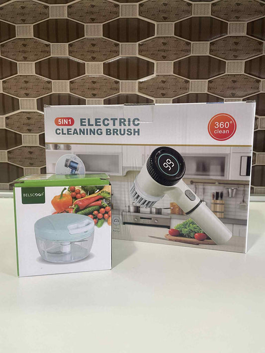 5u1 Električna Četka za Čišćenje + GRATIS Ručni Secko za Povrće