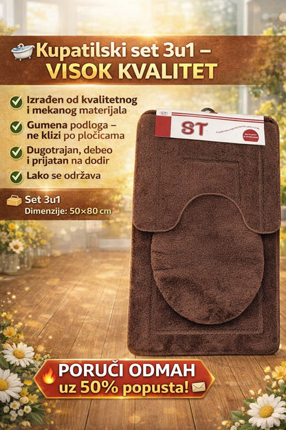 Kupatilski set 3u1 – Visok kvalitet i maksimalna udobnost