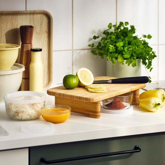 Bambus daska sa nogicama – 35 × 22 cm