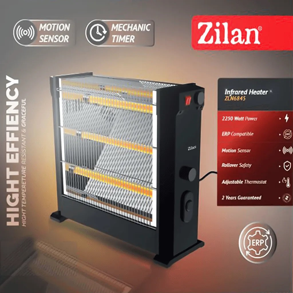 Zilan kvarcna grijalica sa senzorom pokreta – 2250 W