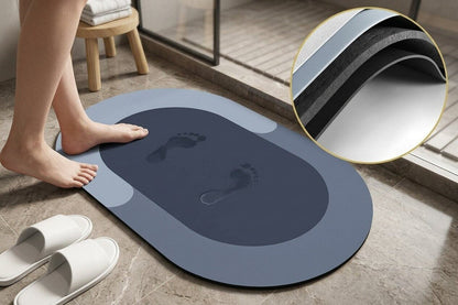 🛁 Brzosušeća protuklizna prostirka za kupatilo – 50 × 80 cm-set od 2 komada!